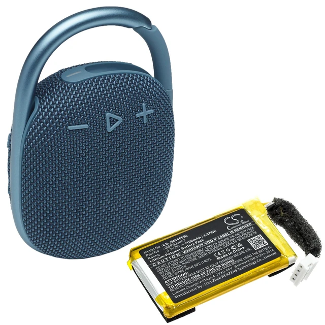Alt view image 6 of 7 - Battery for JBL AN0402-JK0009880 Clip 4 GSP903052 Speaker CS-JMC400SL 1100mAh