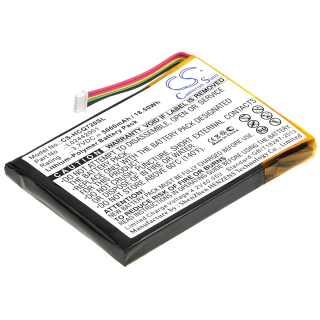 Main image of Battery for HP CQ720A eStation Zeen Photosmart C510 L02442001 Tablet CS-HCQ720SL