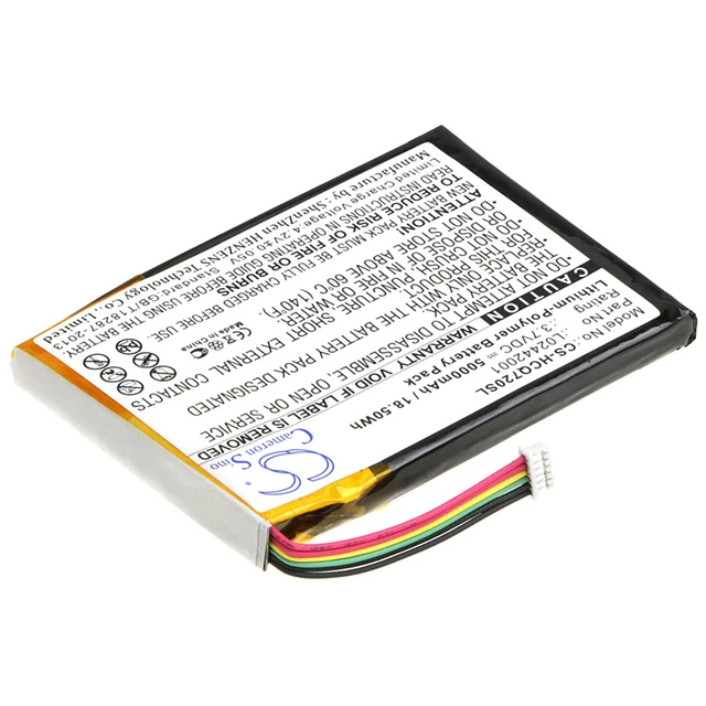 Alt view image 2 of 6 - Battery for HP CQ720A eStation Zeen Photosmart C510 L02442001 Tablet CS-HCQ720SL