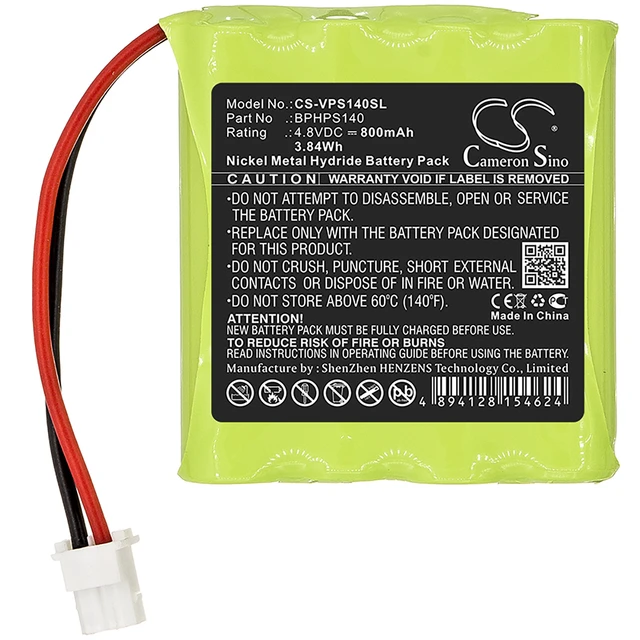 Alt view image 3 of 5 - Battery for Velleman HPS140 BPHPS140 Pocket Oscilloscope CS-VPS140SL 4.8v 800mAh