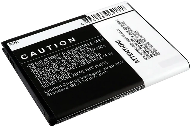 Alt view image 3 of 5 - Battery for Samsung EB494353VU EB494353VA GT-S5570 Galaxy Mini GT-S5250 Wave 723