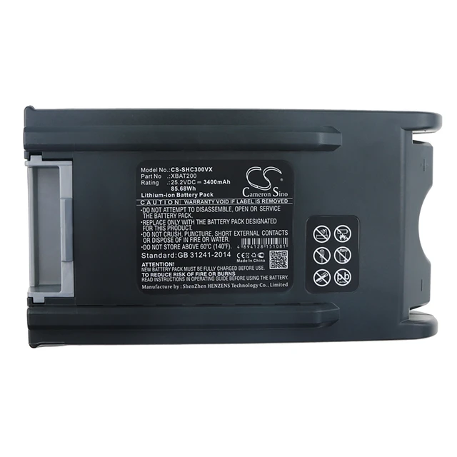 Alt view image 5 of 5 - Battery for Shark IF251 F30 IF281 IF250 ION Rocket Ultra-Light XBAT200EU 3400mAh