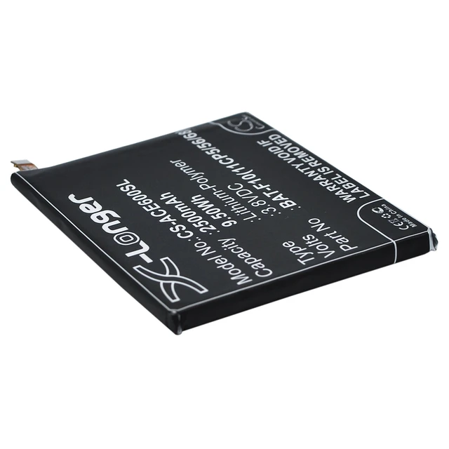 Alt view image 2 of 6 - Battery for Acer Liquid E600 BAT-F10(11CP5/56/68) KT.0010S.012 CS-ACE600SL 3.8V