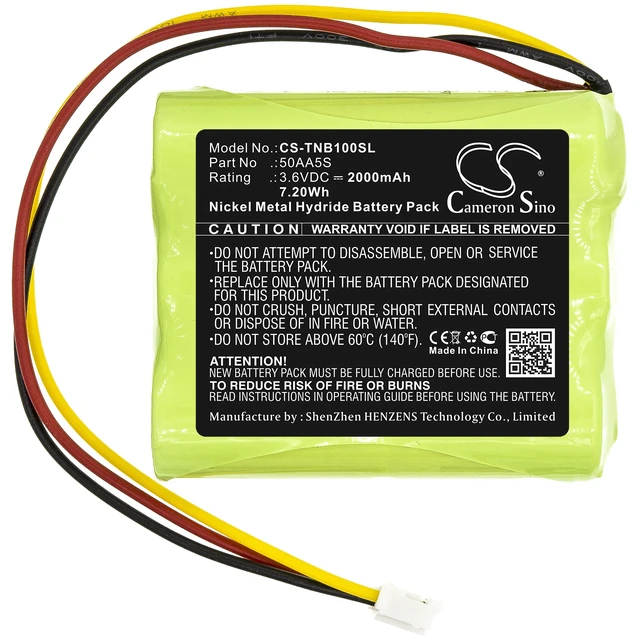 Alt view image 3 of 5 - Battery for Toniebox Tonie Box 50AA5S Speaker CS-TNB100SL 3.6v 2000mAh 7.20Wh