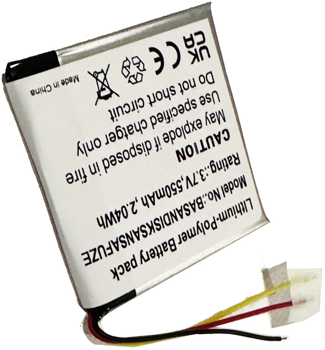 Alt view image 2 of 3 - Battery for SanDisk Sansa Fuze Media Player 2GB 4GB 8GB MP3 MP4 MicroSD San Disk
