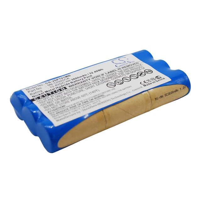 Alt view image 2 of 6 - Battery for JMS Pump OT-701 9N-1200SCK CS-JSP701MD 10.8v 3000mAh 32.40Wh Ni-MH