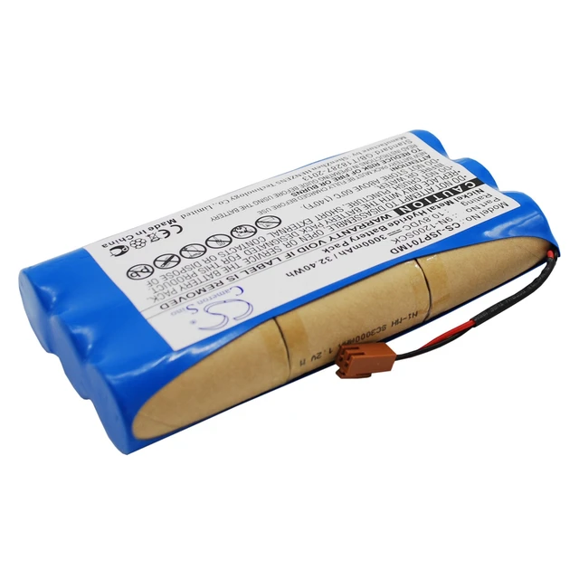 Alt view image 3 of 6 - Battery for JMS Pump OT-701 9N-1200SCK CS-JSP701MD 10.8v 3000mAh 32.40Wh Ni-MH