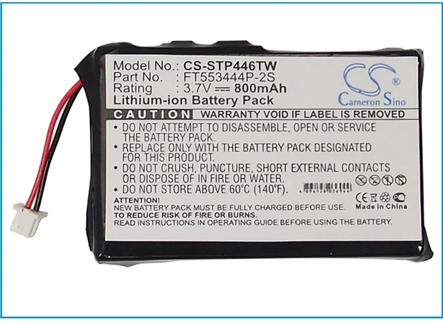 Alt view image 5 of 5 - Battery for Stabo 20640 600 Set PMR 446 Topcom Twintalker 7100 FT553444P-2S