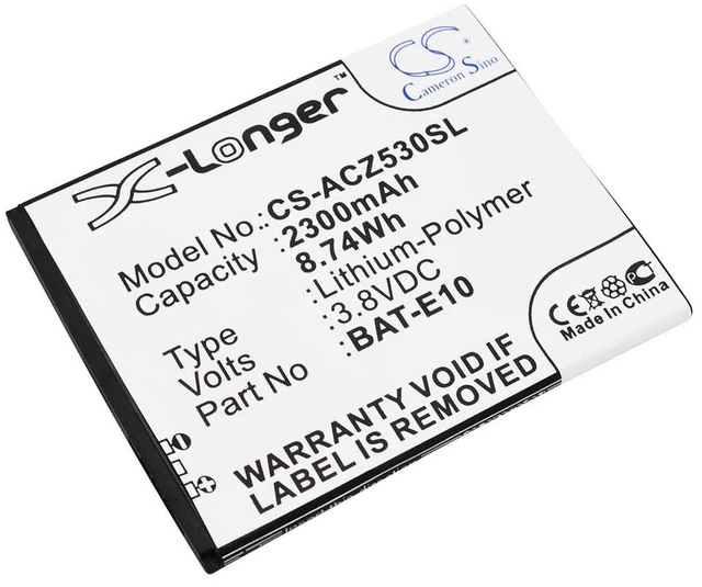 Main image of Battery for Acer Liquid Z530 Z530S T02 BAT-E10 BAT-E10(1ICP4/58/71) KT.0010K.009