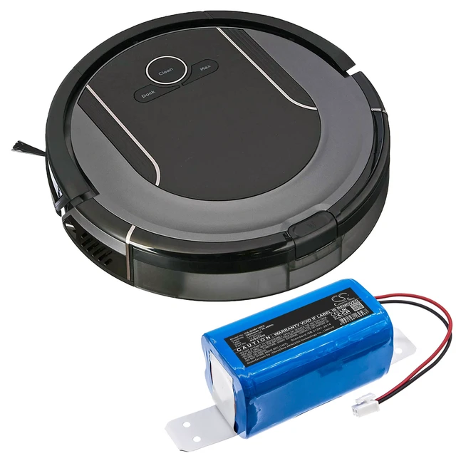 Alt view image 6 of 6 - Battery for Shark Robot ION RV761 RV1000 RV1001AE UR1005AE RVBAT850A 2600mAh