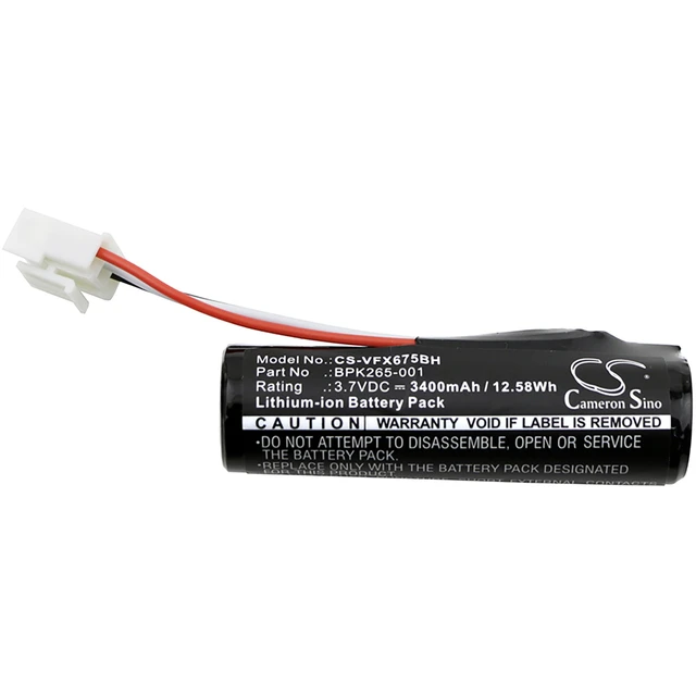 Alt view image 3 of 4 - Battery for VeriFone C680 VX675 3G-GPRS VX685 VX690 BPK260-001 BPK265-001 3400mA