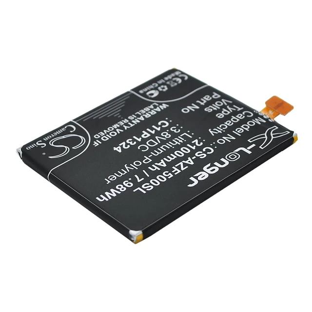 Alt view image 3 of 6 - Battery for Asus A501 A501CG T00F T00J ZenFone 5 A500 0B200-00850000 C11P1324