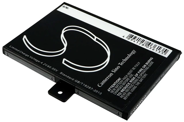 Alt view image 4 of 5 - Battery for Barnes & Noble BNRV100 BNRZ100 NOOK Classic BNRB1530 BNRB454261