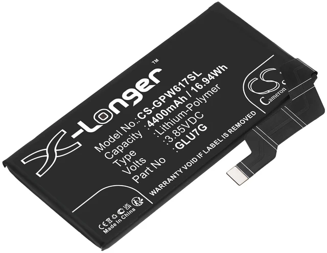 Main image of Battery for Google GLU7G Pixel 6a GB17L 5G GB62Z GX7AS G1AZG CS-GPW617SL 3.85V