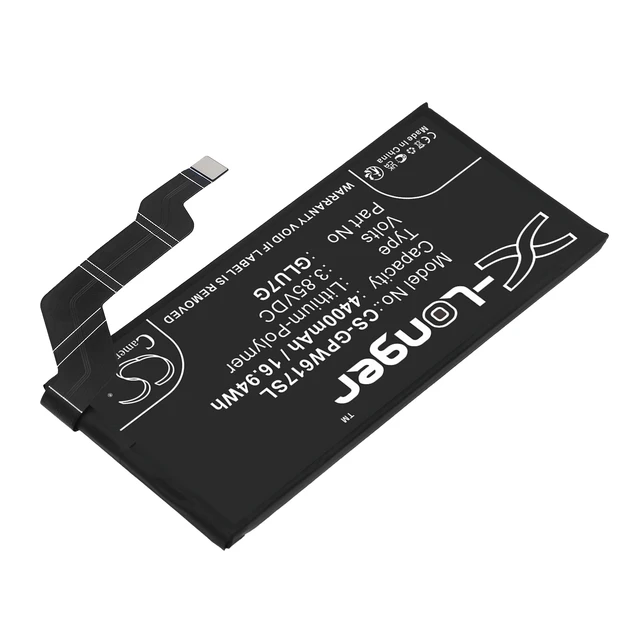 Alt view image 2 of 4 - Battery for Google GLU7G Pixel 6a GB17L 5G GB62Z GX7AS G1AZG CS-GPW617SL 3.85V