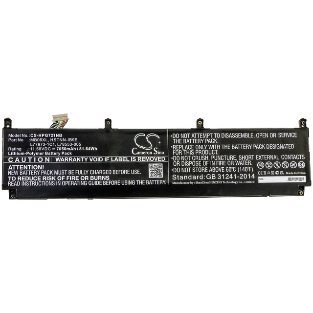 Alt view image 3 of 5 - Battery for MB06XL HSTNN-IB9E L77973-1C1 L78553-005 HP ZBook Studio G7 Create