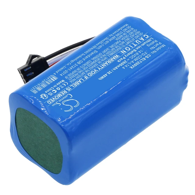 Alt view image 2 of 5 - Battery for Dymosen FD-CDM-A-L14.4 Elfbot C1 D1 T2 M160 CS-ELT200VX 14.8V Li-ion