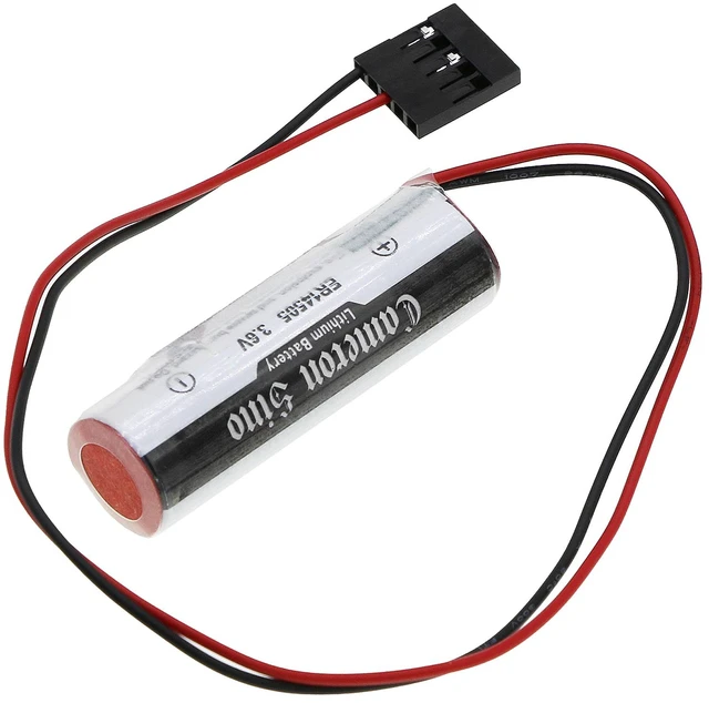 Alt view image 2 of 6 - Battery for Toshiba ER6V With JAE 5Pin Connector Yaskawa Motoman robot 479348-1