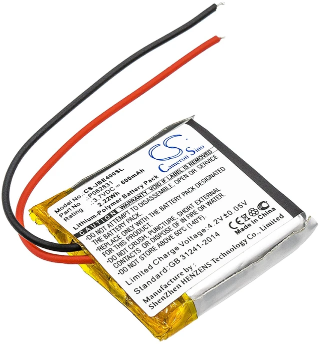 Main image of Battery for JBL Synchros S400BT Tune 500BT 600BT P062831 Headset CS-JBE400SL