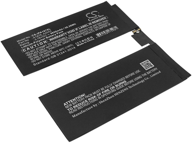 Main image of Battery for Apple iPad Pro 3rd Gen 4th A1876 A1895 A1983 A2014 A2069 A2229 A2043
