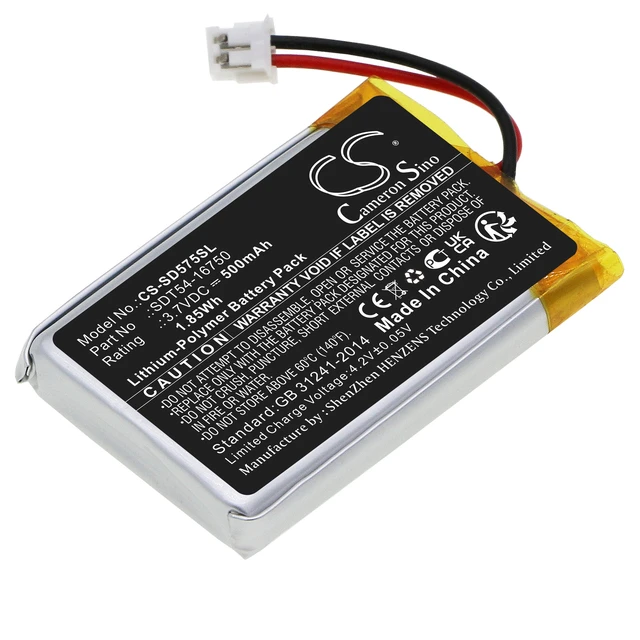 Main image of Battery for SportDog SD-575 SD-575E SportTrainer Black Orange SDT54-16750 3.7V
