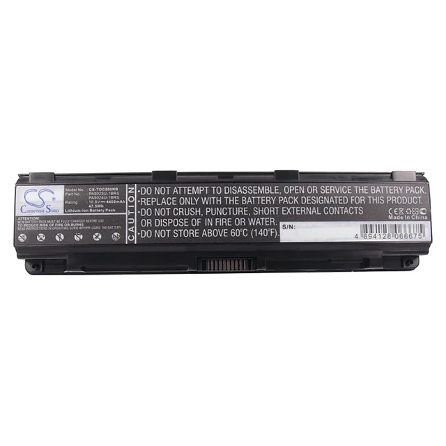 Alt view image 5 of 5 - Battery for Toshiba PA5023U-1BRS PA5024U-1BRS PA5026U-1BRS PABAS259 PABAS260