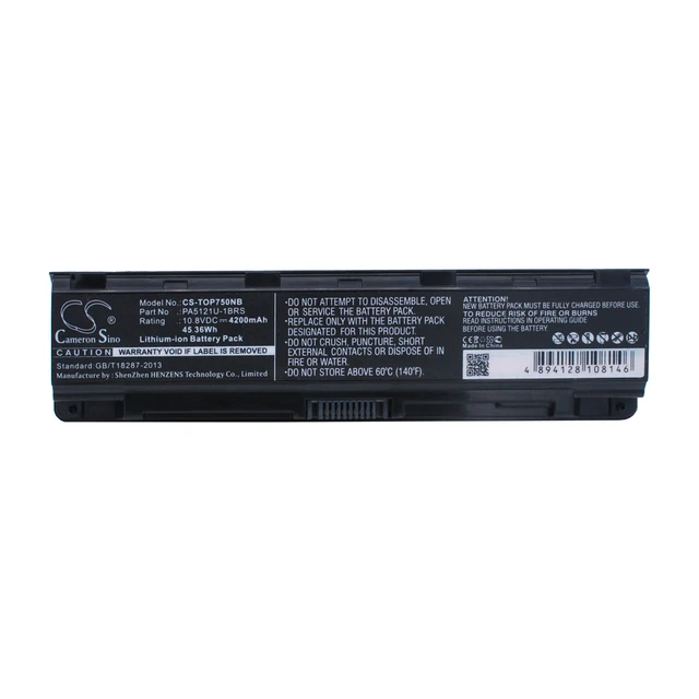 Alt view image 5 of 5 - Battery for Toshiba Satellite P70-A P75 P75-A P000573260 PA5121U-1BRS PABAS274
