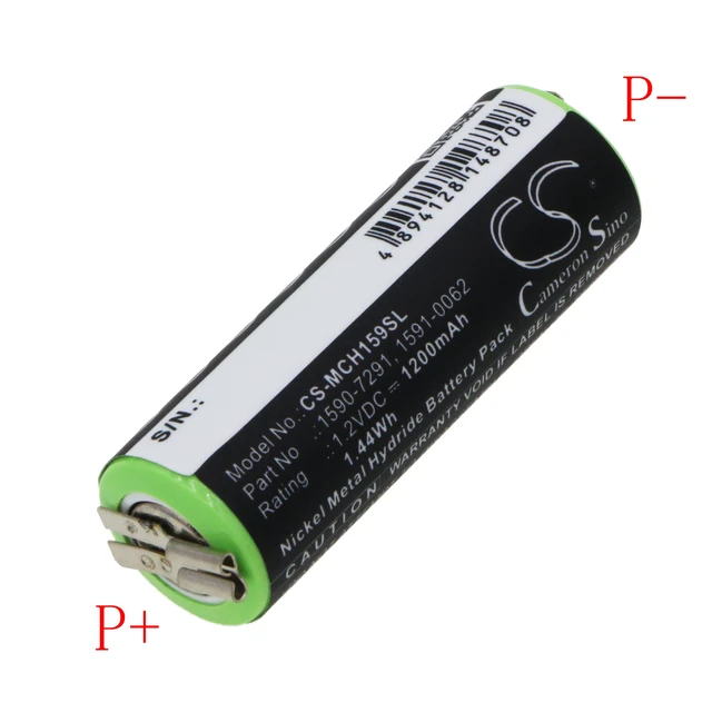 Main image of Battery for Moser ChroMini 1591 1591B 1591Q 1590 1590-7291 1591-0062 1591-0067