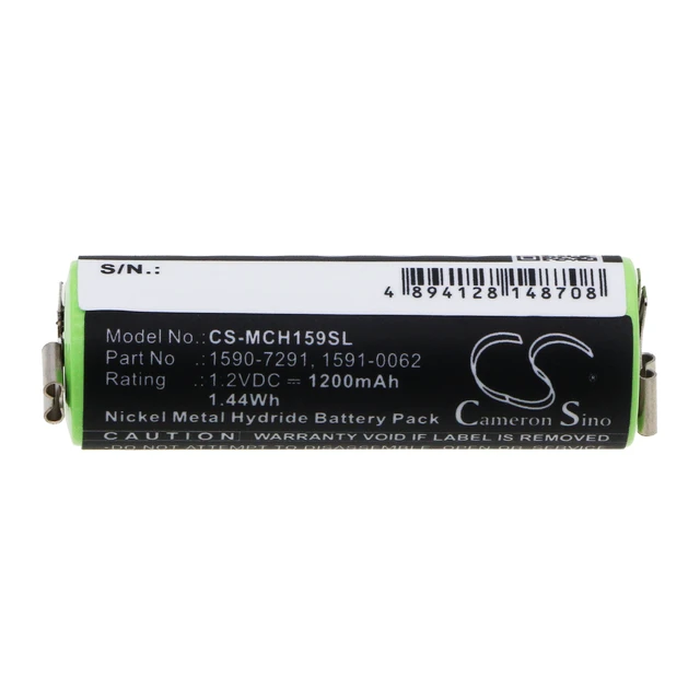 Alt view image 3 of 3 - Battery for Moser ChroMini 1591 1591B 1591Q 1590 1590-7291 1591-0062 1591-0067