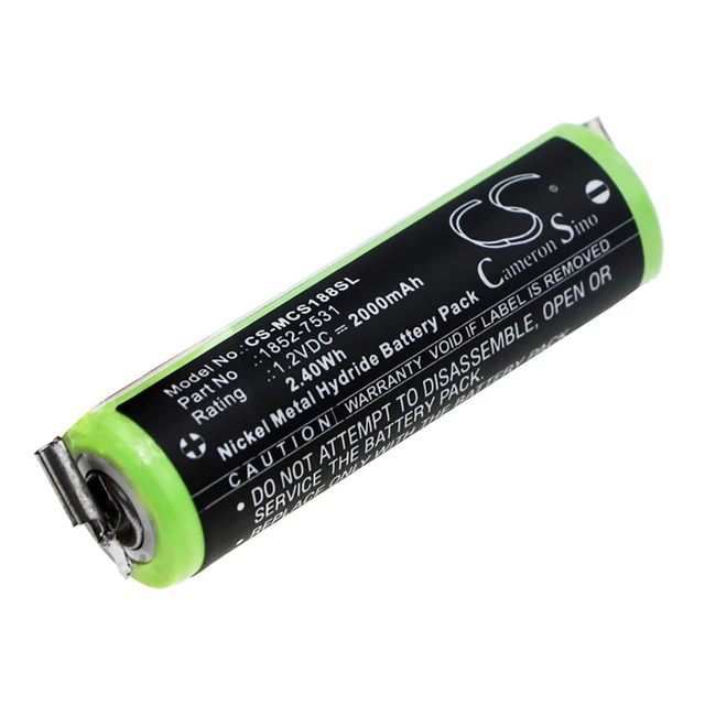Main image of Battery for Moser ChroMini 1591 Wella Xpert HS50 1590-7291 1852-7531 KR-800 AAE
