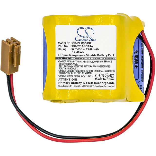Alt view image 3 of 4 - Battery for GE A06B-6114-K504 A98L-0031-0025 Fanuc 18-T iSV iSVSP A98L00310025