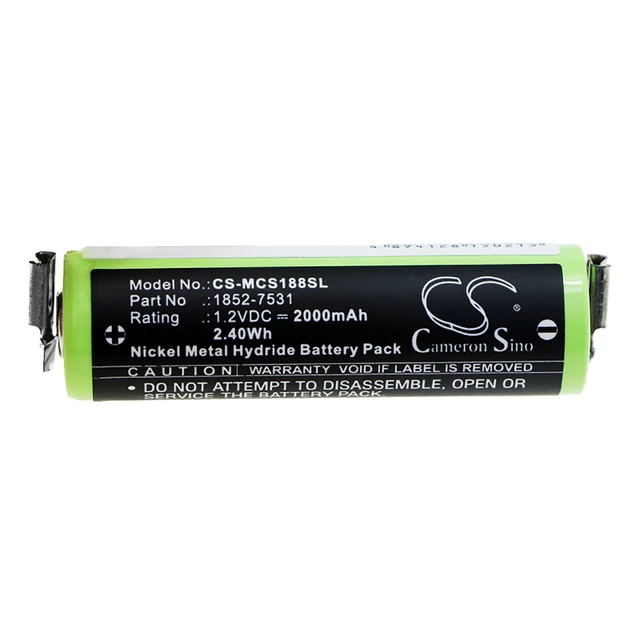 Alt view image 3 of 3 - Battery for Moser ChroMini 1591 Wella Xpert HS50 1590-7291 1852-7531 KR-800 AAE