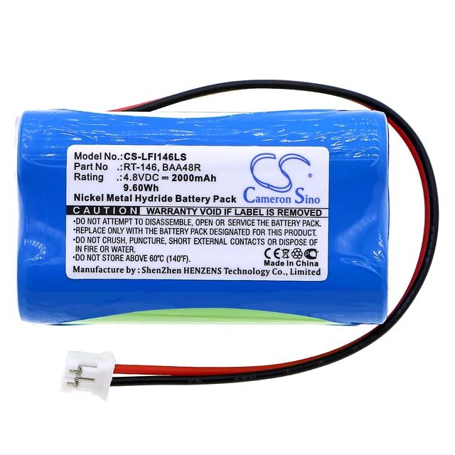 Alt view image 3 of 5 - Battery for LFI Daybrite Emergi-Lite BAA48R Light Alarms Lights BL93NC487 RT-146