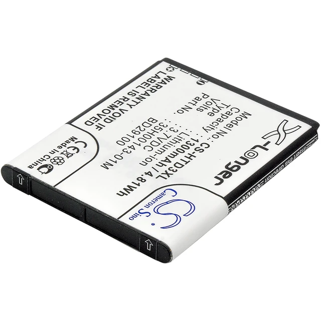 Alt view image 2 of 5 - Battery for HTC T-Mobile AT&T 35H00143-01M 35H00154-01M BA S460 S540 BD29100