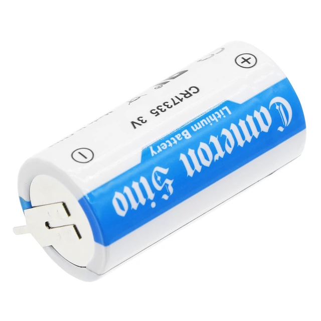 Alt view image 2 of 5 - Battery for Panasonic BR-2/3AG with Weld Leg BR17335 PLC CS-PLC173SL 3v 1450mAh