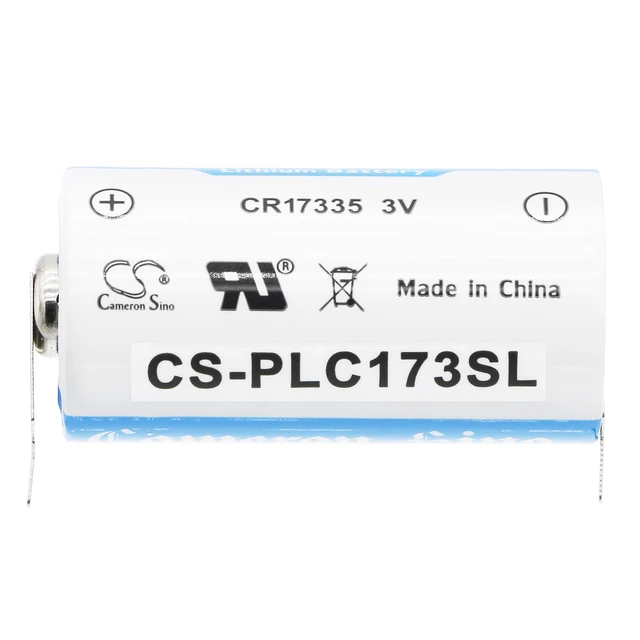 Alt view image 3 of 5 - Battery for Panasonic BR-2/3AG with Weld Leg BR17335 PLC CS-PLC173SL 3v 1450mAh