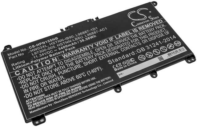Main image of Battery for HP Pavilion 15 HW03XL L96887-1D1 L96887-421 L96887-AC1 L97300-005