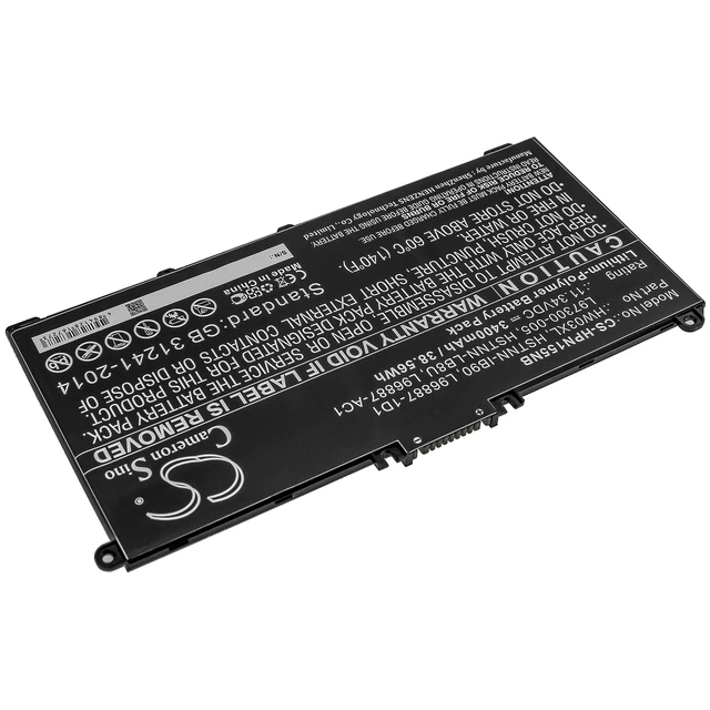 Alt view image 2 of 5 - Battery for HP Pavilion 15 HW03XL L96887-1D1 L96887-421 L96887-AC1 L97300-005