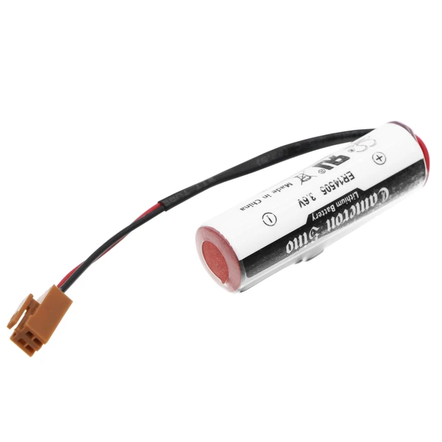 Alt view image 2 of 4 - Battery for Toshiba ER6V+JAE2P PLC CS-PLC277SL Non-rechargeable Brown Connector