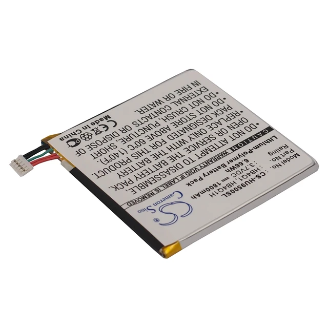 Alt view image 2 of 6 - Battery for Huawei Ascend D XL D1 T9200 U9200 U9500 U9500e HB4Q1 HB4Q1H HB4Q1HV