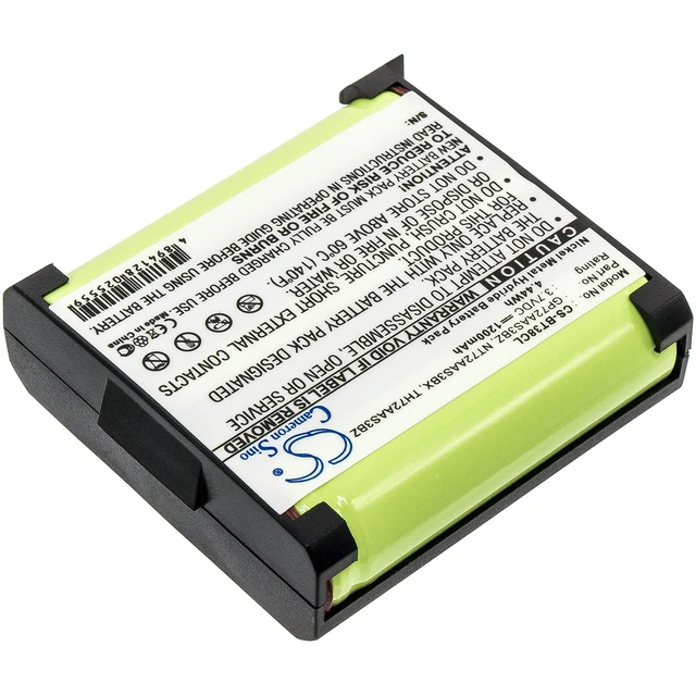 Alt view image 2 of 3 - Battery for GP GE 2-9005 SANIK GP72AAS3BZ NT72AAS3BX TH72AAS3BZ BT-38 3SN5AA72