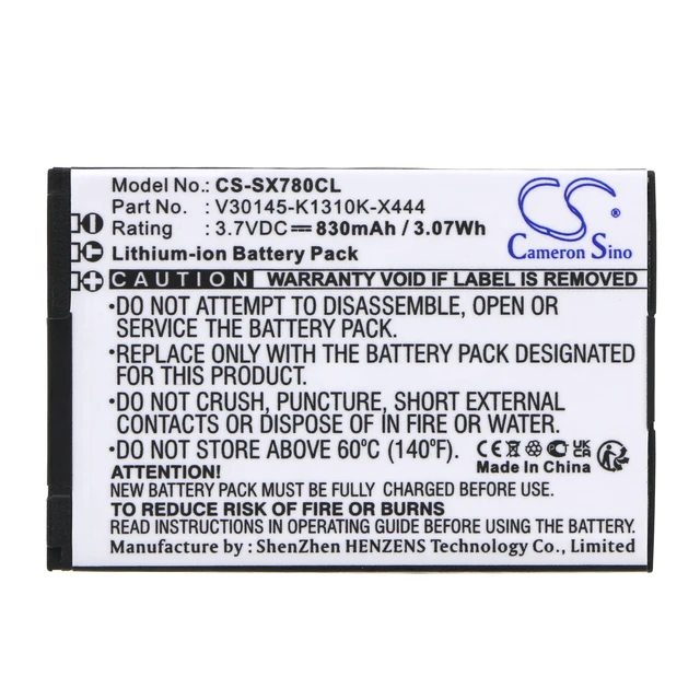 Alt view image 3 of 5 - Battery for Siemens Gigaset SL400 V30145-K1310-X444 V30145-K1310-X445 830mAh