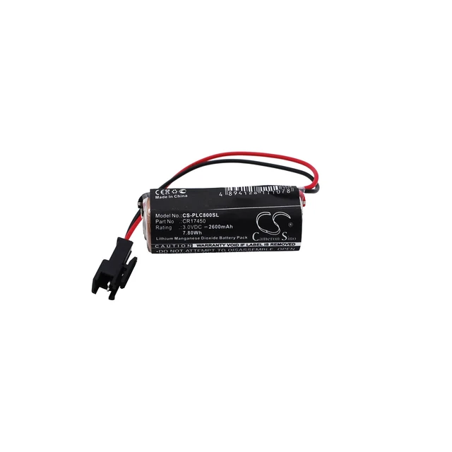 Alt view image 5 of 6 - Battery for Sanyo CR8.L CR8.LHC CR17450 CR17450ER CR17450E-R PLC CS-PLC800SL