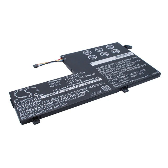 Main image of Battery for Lenovo IdeaPad 300s-14ISK Yoga 500 80Q4 L14L2P21 5B10Q39204 L14M2P21