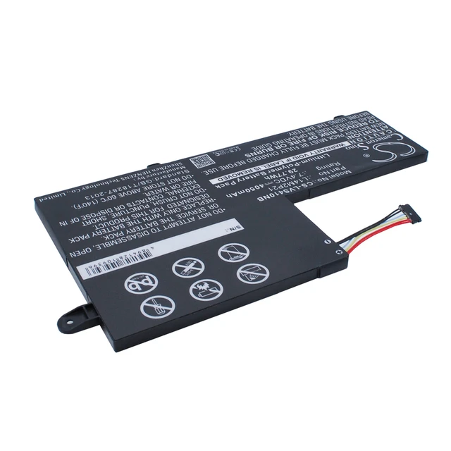 Alt view image 2 of 7 - Battery for Lenovo IdeaPad 300s-14ISK Yoga 500 80Q4 L14L2P21 5B10Q39204 L14M2P21