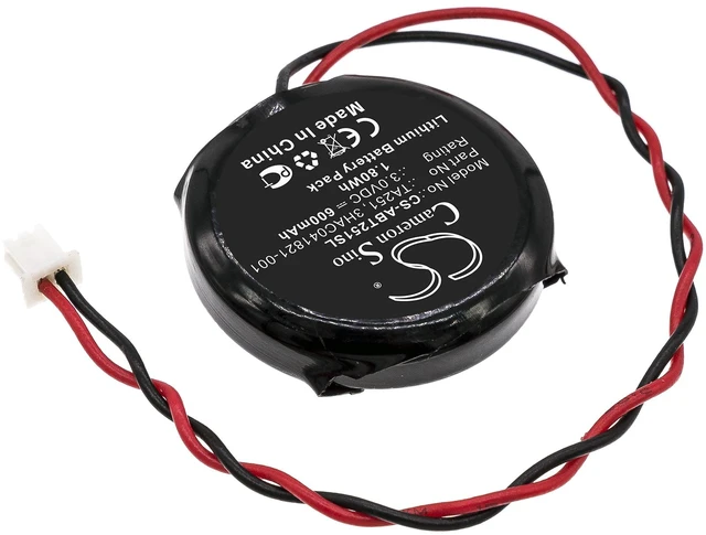 Alt view image 2 of 5 - Battery for ABB TA251 3HAC041821-001 PLC CS-ABT251SL Lithium Non-rechargeable