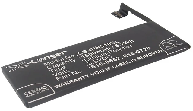 Main image of Battery for Apple A1234 A1533 iPhone 5s 616-0719 616-0720 616-0722 616-0728