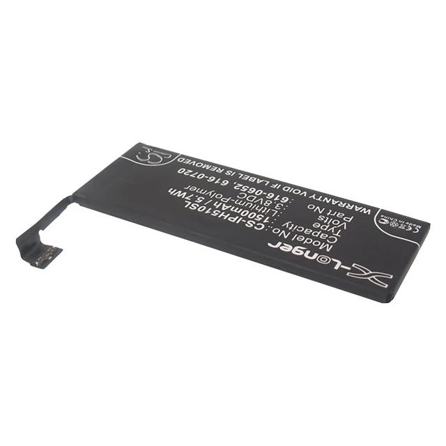 Alt view image 2 of 6 - Battery for Apple A1234 A1533 iPhone 5s 616-0719 616-0720 616-0722 616-0728