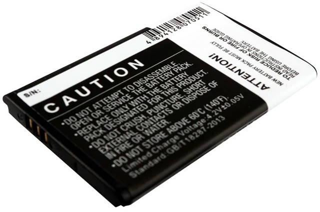 Alt view image 4 of 5 - Battery for Samsung AB463651BC AB463651BE AB463651BEC AB463651BU Blade Chat 322