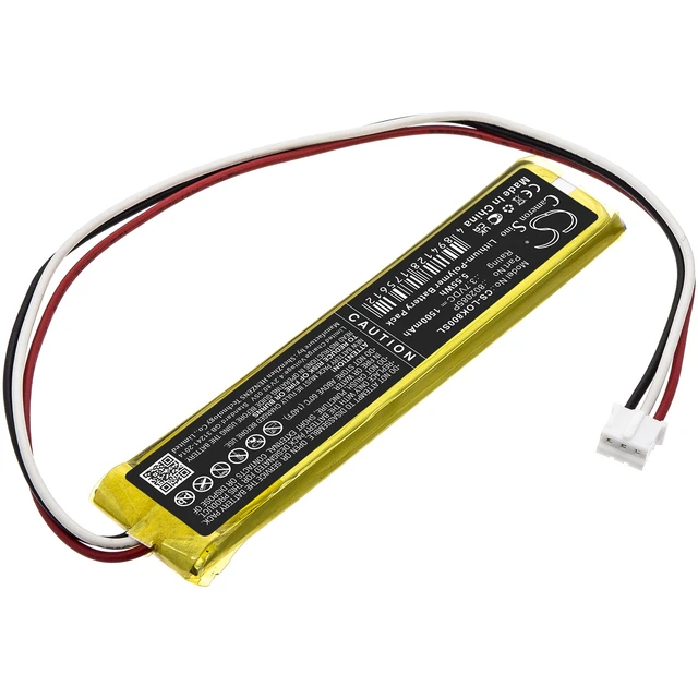 Alt view image 2 of 6 - Battery for Logitech K800 802085P Wireless Keyboard CS-LOK800SL 1500mAh 5.55Wh